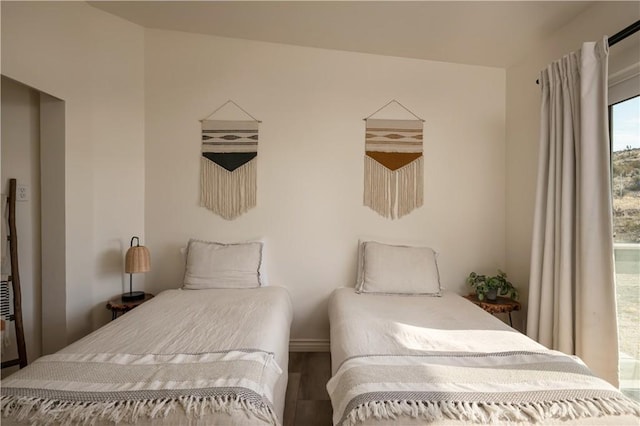 59855 Security Dr, Yucca Valley, CA 92284 - bedroom featuring wood finished floors