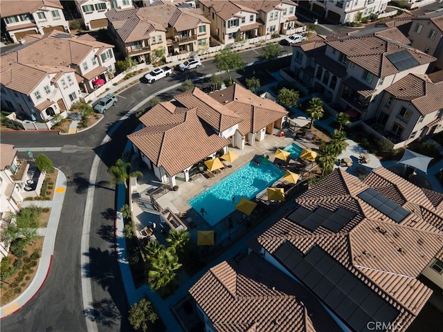 45055 Via Vela, Temecula, CA 92592 - aerial perspective of suburban area with a pool