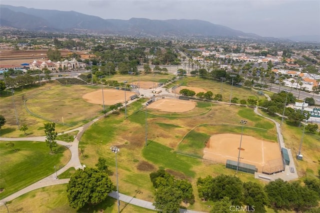 2631 Harvest Crest Ln, Corona, CA 92881 - aerial view of property and surrounding area featuring a mountainous background and nearby suburban area