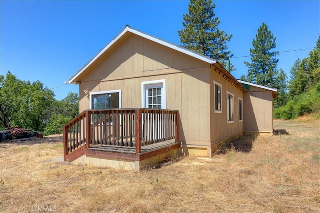 13545 Surcease Mine Rd, Oroville, CA 95965 - rear view of house with a deck