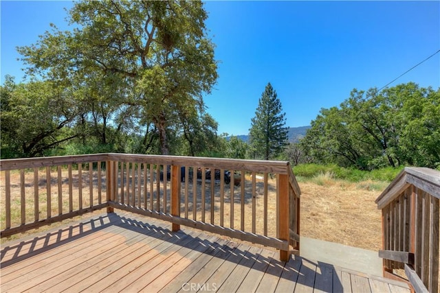 13545 Surcease Mine Rd, Oroville, CA 95965 - view of wooden terrace
