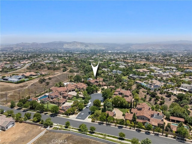 1377 Versante Cir, Corona, CA 92881 - aerial view of residential area with a mountain backdrop