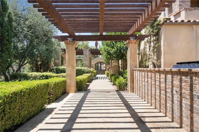 1377 Versante Cir, Corona, CA 92881 - view of patio / terrace featuring a pergola