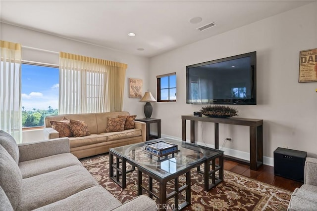 1377 Versante Cir, Corona, CA 92881 - living room with plenty of natural light and wood finished floors