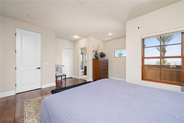 1377 Versante Cir, Corona, CA 92881 - bedroom with wood finished floors and recessed lighting