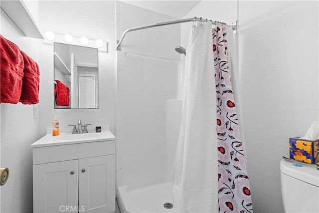 1876 Sparrow Rd, Wrightwood, CA 92397 - full bath featuring vanity and a stall shower