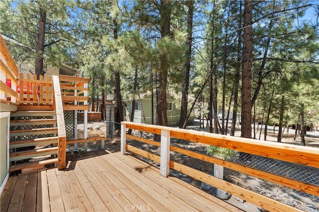 1876 Sparrow Rd, Wrightwood, CA 92397 - view of deck