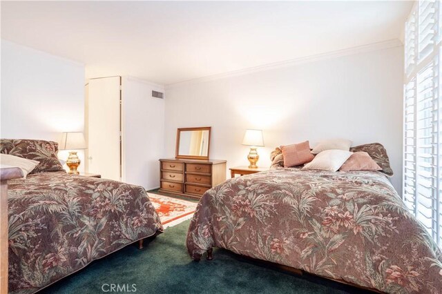 740 S Orange Grove Blvd Unit 7, Pasadena, CA 91105 - carpeted bedroom with crown molding