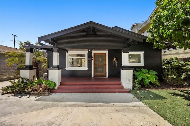 1111 Dawson Ave, Long Beach, CA 90804 - view of front of property with covered porch