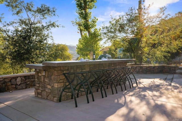 26380 San Felipe Rd, Warner Springs, CA 92086 - view of patio with a mountain view