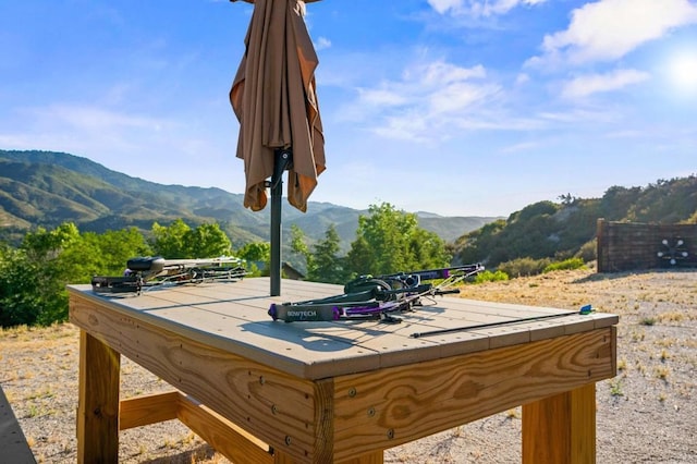 26380 San Felipe Rd, Warner Springs, CA 92086 - deck with a mountain view