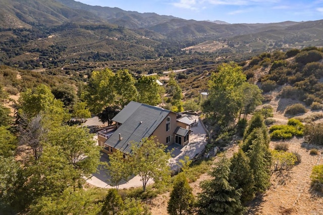 26380 San Felipe Rd, Warner Springs, CA 92086 - view from above of property with a mountain backdrop