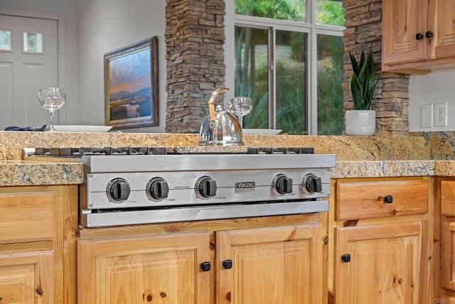 26380 San Felipe Rd, Warner Springs, CA 92086 - kitchen view of tile countertops and stainless steel gas stovetop