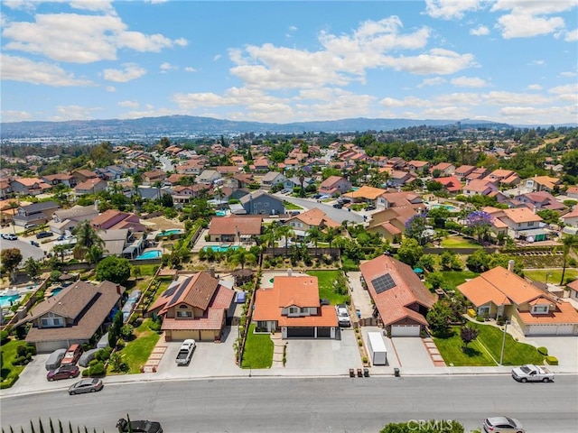 637 Silver Bridle Rd, Walnut, CA 91789 - aerial perspective of suburban area featuring a mountain backdrop