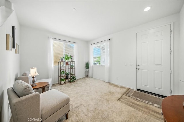 14160 Hercules St, Hesperia, CA 92345 - living area with carpet and recessed lighting