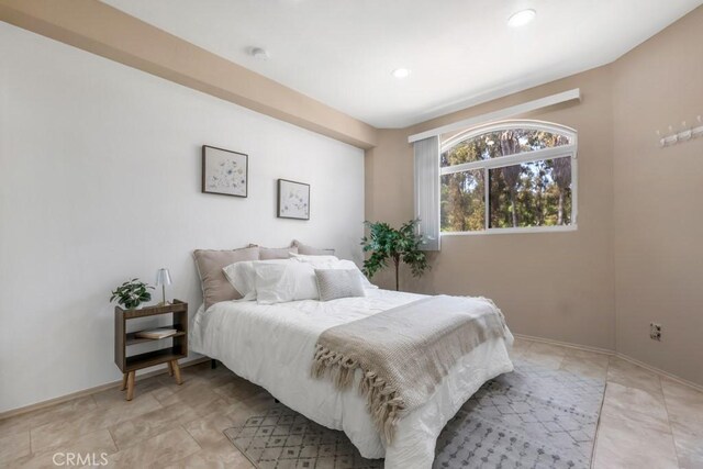 3284 Barham Blvd Unit 201, Los Angeles, CA 90068 - bedroom featuring baseboards and recessed lighting