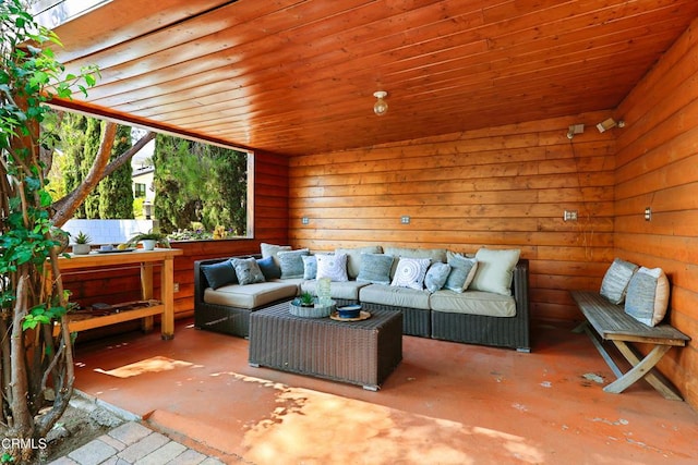 5245 Ramsdell Ave, La Crescenta, CA 91214 - living room featuring wood ceiling