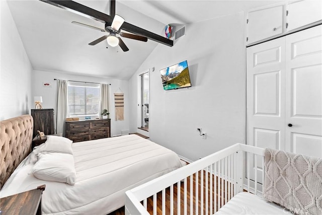 14508 S Corlett Ave, Compton, CA 90220 - bedroom featuring a closet and ceiling fan