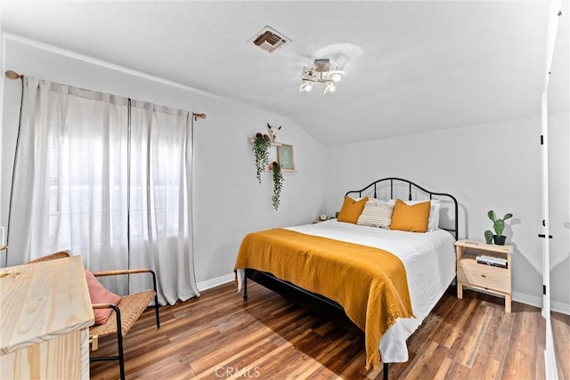 14508 S Corlett Ave, Compton, CA 90220 - bedroom featuring lofted ceiling and wood finished floors