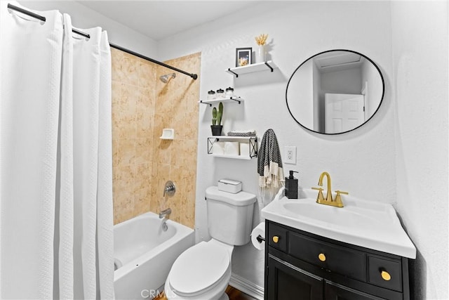 14508 S Corlett Ave, Compton, CA 90220 - bathroom featuring vanity and shower / tub combo with curtain