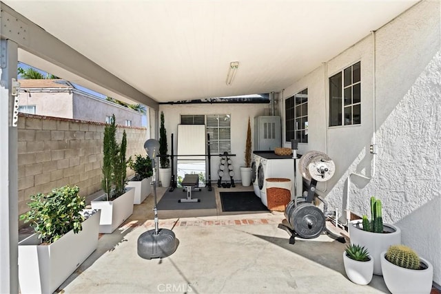 14508 S Corlett Ave, Compton, CA 90220 - view of patio with washer / dryer