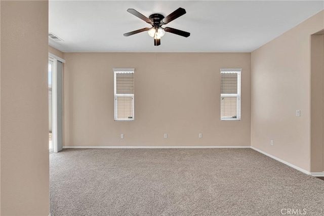 35668 Trevino Trl, Beaumont, CA 92223 - carpeted spare room with ceiling fan and baseboards