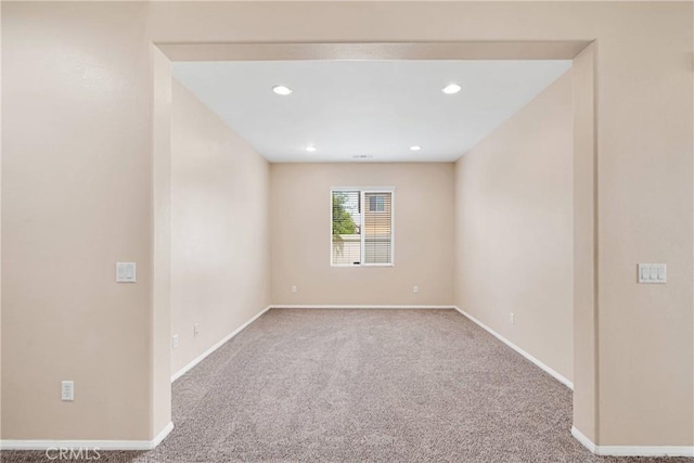 35668 Trevino Trl, Beaumont, CA 92223 - unfurnished room with carpet floors and recessed lighting