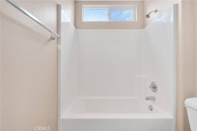 35668 Trevino Trl, Beaumont, CA 92223 - full bath with tub / shower combination and a textured wall