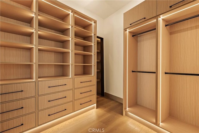 1955 Curson Pl, Los Angeles, CA 90046 - walk in closet with light wood-style flooring