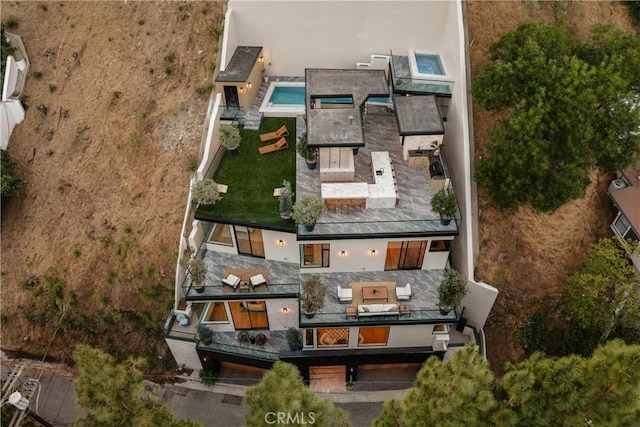 1955 Curson Pl, Los Angeles, CA 90046 - aerial view of property and surrounding area