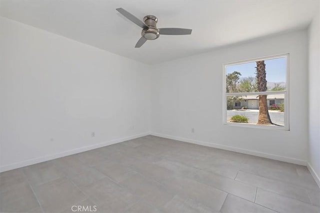 2002 N Whitewater Club Dr N, Palm Springs, CA 92262 - unfurnished room featuring light tile patterned floors and ceiling fan
