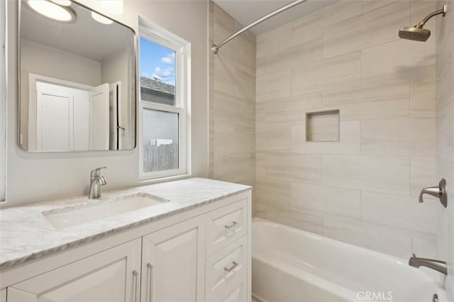 2141 Sierra Way, San Luis Obispo, CA 93401 - full bathroom with vanity and washtub / shower combination