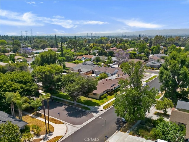 18944 Prairie St, Northridge, CA 91324 - aerial view of residential area with mountains