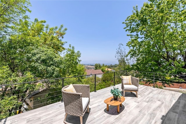 20101 Greenbriar Dr, Tarzana, CA 91356 - view of wooden terrace