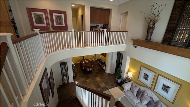 28107 Graciosa St, Valencia, CA 91355 - stairs with arched walkways