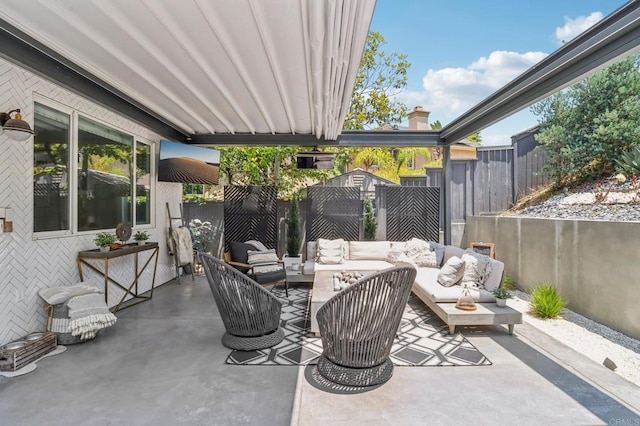 5414 Foxtail Loop, Carlsbad, CA 92010 - view of patio / terrace with an outdoor living space
