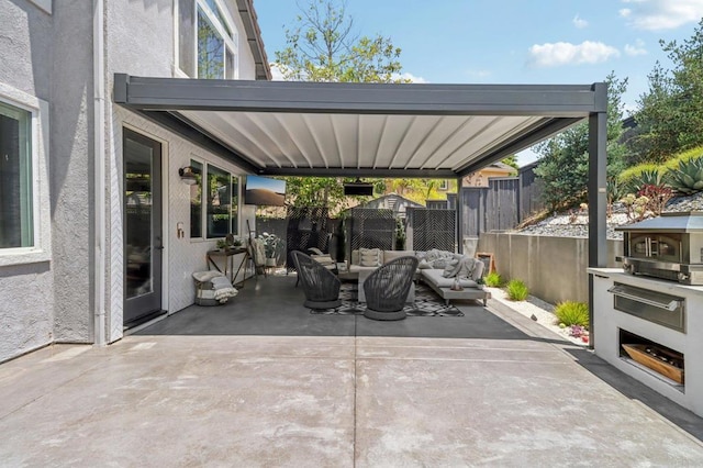 5414 Foxtail Loop, Carlsbad, CA 92010 - view of patio featuring an outdoor living space