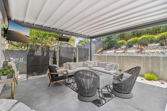 5414 Foxtail Loop, Carlsbad, CA 92010 - fenced backyard featuring outdoor lounge area and a patio area