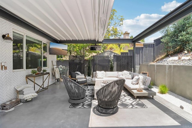 5414 Foxtail Loop, Carlsbad, CA 92010 - view of patio with an outdoor living space