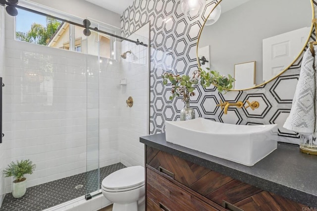 5414 Foxtail Loop, Carlsbad, CA 92010 - bathroom featuring a shower stall and vanity