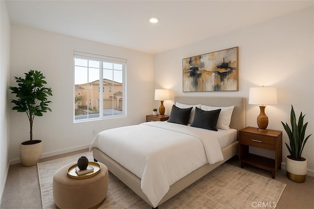 2275 Melogold Way, Corona, CA 92883 - bedroom with light colored carpet and recessed lighting