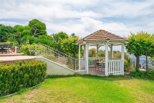 22410 Starwood Dr, Yorba Linda, CA 92887 - view of yard featuring a gazebo