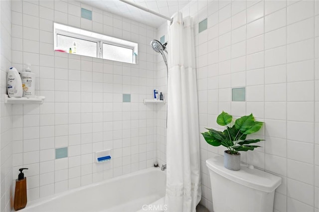 22410 Starwood Dr, Yorba Linda, CA 92887 - full bathroom featuring shower / bath combo with shower curtain and tile walls