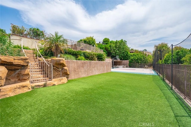 22410 Starwood Dr, Yorba Linda, CA 92887 - view of yard with stairs