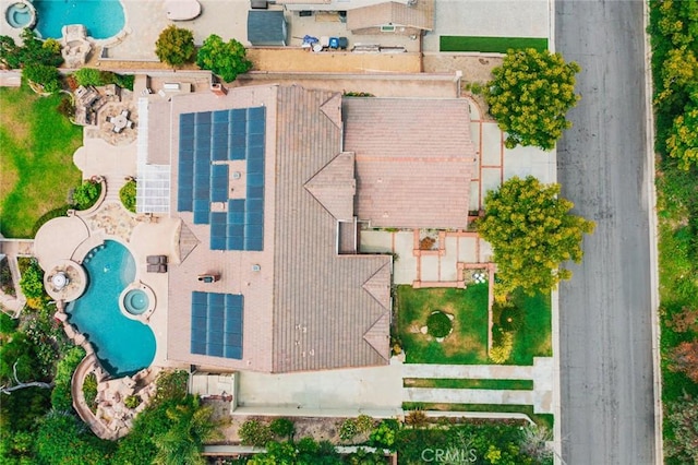 22410 Starwood Dr, Yorba Linda, CA 92887 - aerial view of property and surrounding area with a pool