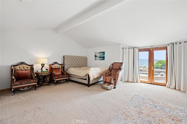 22410 Starwood Dr, Yorba Linda, CA 92887 - bedroom with access to exterior and carpet flooring