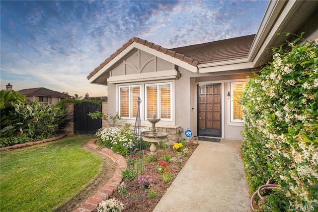 6001 Via De Mansion, La Verne, CA 91750 - doorway to property featuring stucco siding