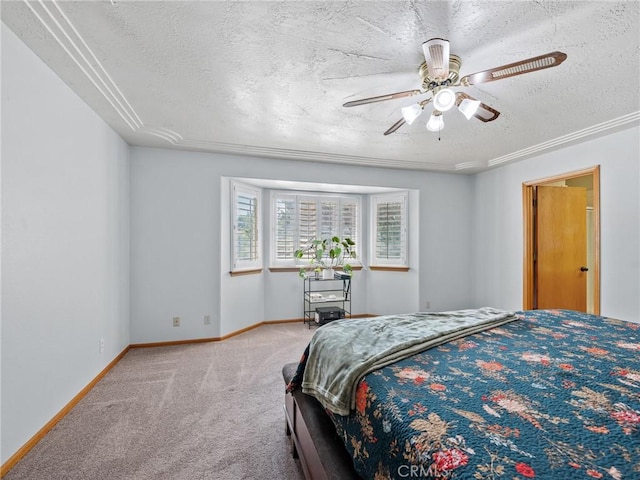7556 Glider Ave, Hesperia, CA 92345 - carpeted bedroom featuring a textured ceiling and ceiling fan