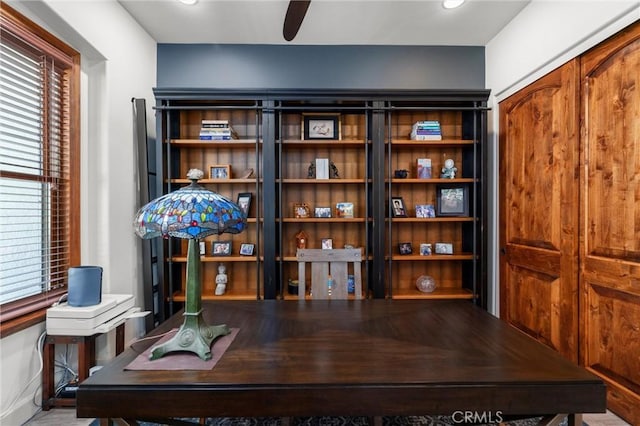 54774 Bautista Rd, Anza, CA 92539 - office space with a ceiling fan
