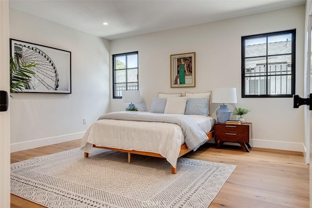 3756 Goodland Ave, Studio City, CA 91604 - bedroom featuring recessed lighting and light wood finished floors